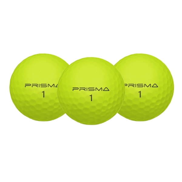 Masters Prisma Titanium Golfbollar (12-pack) En Storlek Gul Yellow One Size