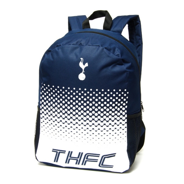 Tottenham Hotspur FC Officiella Fade Football Crest Ryggsäck/Rucksack Navy/White One Size