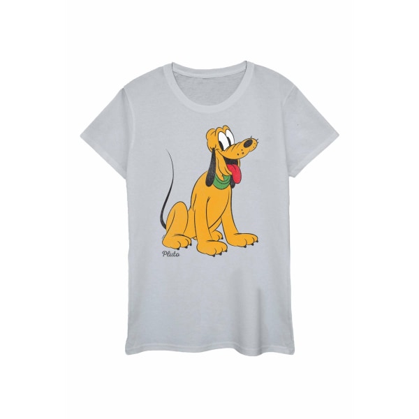 Disney Klassisk Pluto Heather T-shirt dam/dam L Heather Gr Heather Grey L