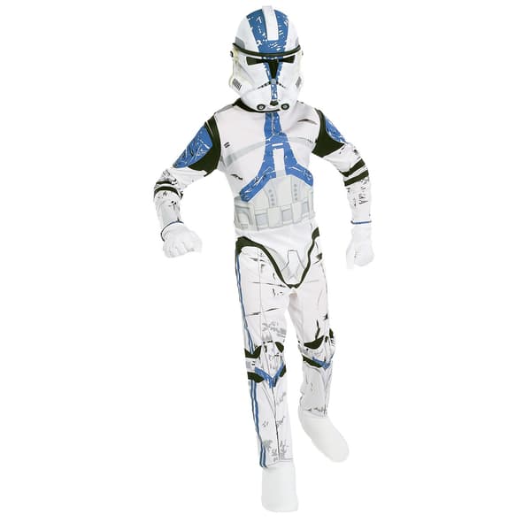 Star Wars Pojkar Clone Trooper Kostym L Vit/Blå White/Blue L