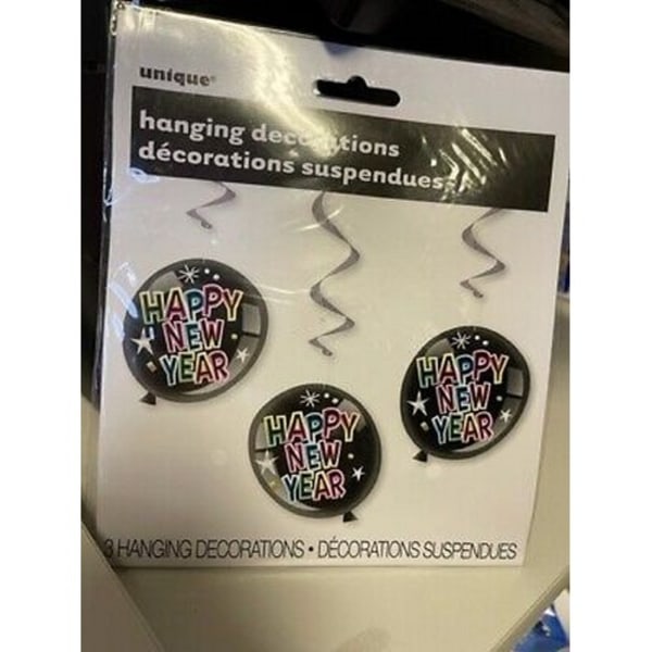 Unik festdekoration för nyår (3-pack) One Size M Multicoloured One Size