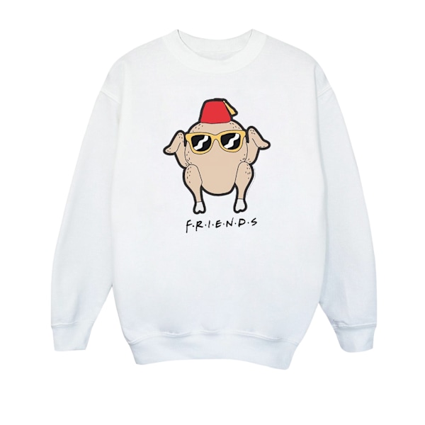 Friends Girls Sunglasses Turkey Sweatshirt 3-4 År Vit White 3-4 Years