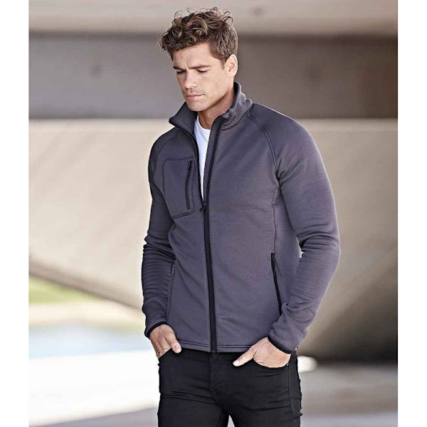 Tee Jays Herr Fleece Jacka L Mörkgrå Dark Grey L