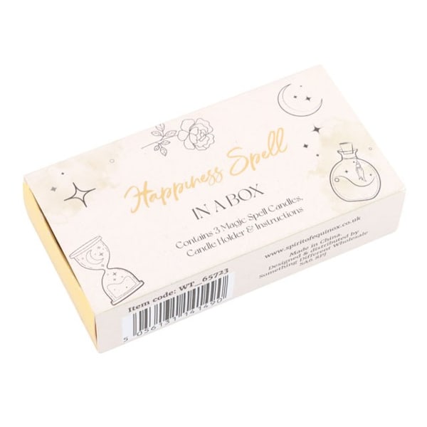Something Different Magic Happiness Spell Candles (3-pack) O Yellow One Size