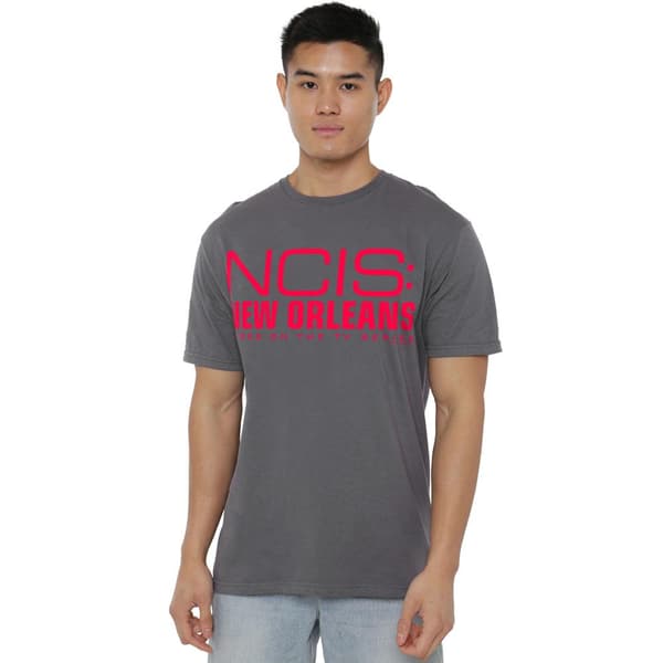 NCIS: New Orleans Herr Logotyp T-Shirt M Kol Charcoal M
