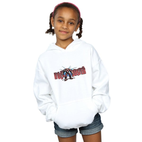 Marvel Girls Avengers Infinity War Hulkbuster 2.0 Hoodie 5-6 År White 5-6 Years