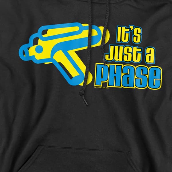 Star Trek Quogs Herr Just a Phase Hoodie M Svart Black M