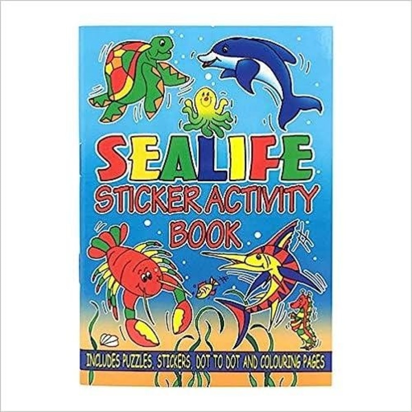 Under The Sea Parties Sealife Sticker Activity Book One Size Bl Blue/Multicoloured One Size