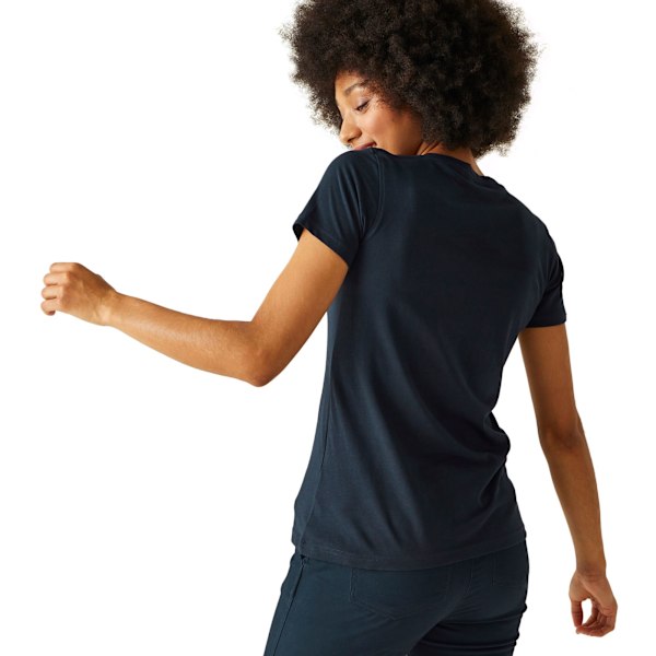 Regatta Dam/Dam Filandra VIII Text T-Shirt 10 UK Marinblå Navy 10 UK
