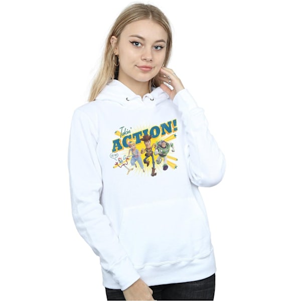 Disney Dam/Kvinnor Toy Story 4 Takin´ Action Hoodie S Vit White S