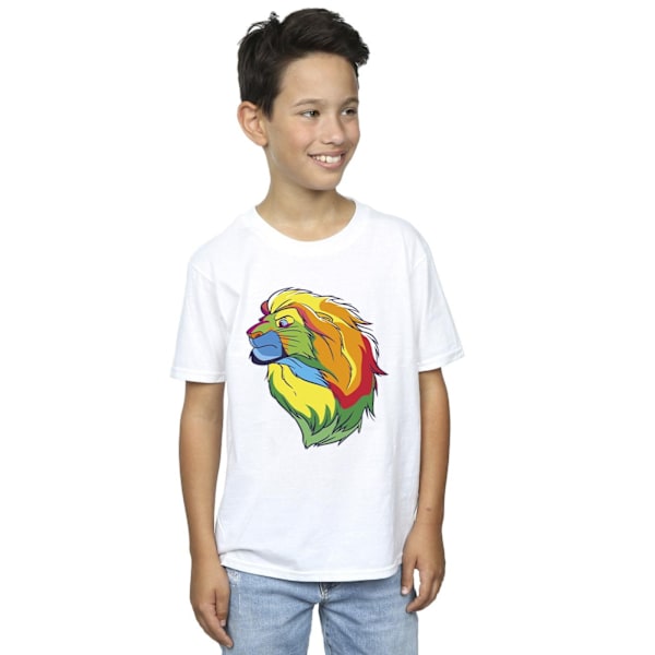 Disney Boys The Lion King Colours T-Shirt 3-4 år Vit White 3-4 Years