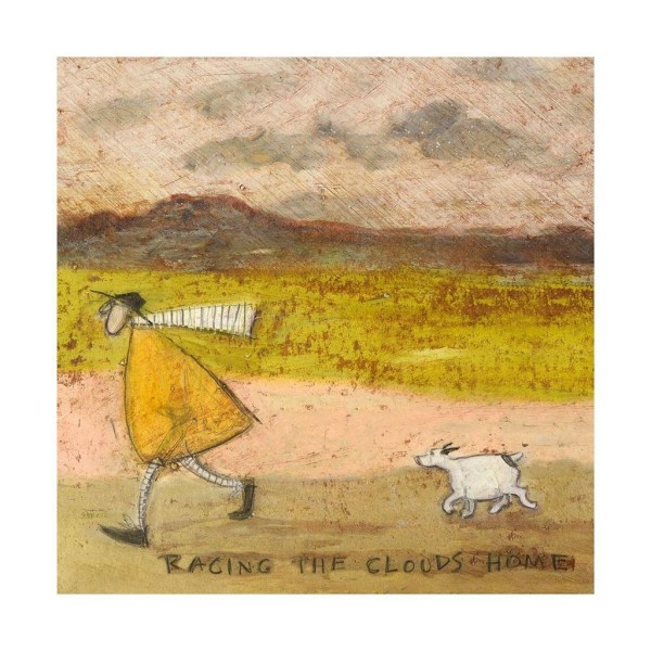 Sam Toft Racing The Clouds Home Print 40cm x 40cm Rose/Yellow Rose/Yellow 40cm x 40cm