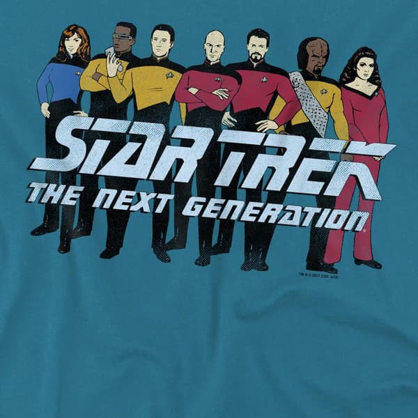 Star Trek Herr T-shirt Line Up M Slate Slate M