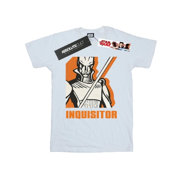 Star Wars Boys Rebels Inquisitor T-shirt 9-11 Years White White 9-11 Years