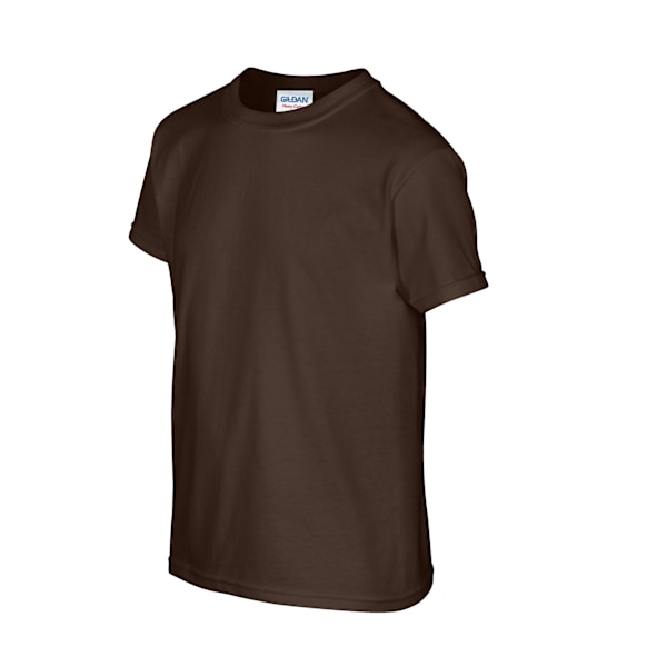 Gildan T-shirt i Tjock Bomull för Barn/Ungdomar XL Mörk Choklad Dark Chocolate XL