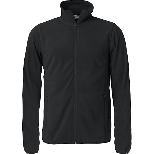Clique Herr Basic Microfleece Fleecejacka L Svart Black L