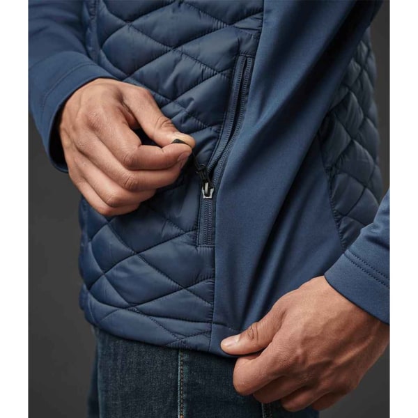Stormtech Boulder Thermal Padded Jacket XL Indigo Blue för män Indigo Blue XL