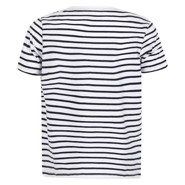 SF Minni Barn/Barn Randig T-shirt 5-6 År Vit/Oxford White/Oxford Navy 5-6 Years