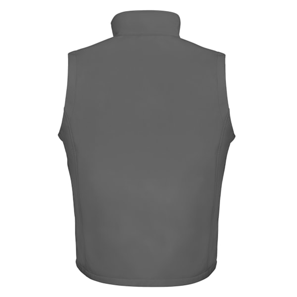 Result Core Softshell Väst för Herr - Tryckbar - 4XL - Charcoal / Charcoal / Black 4XL
