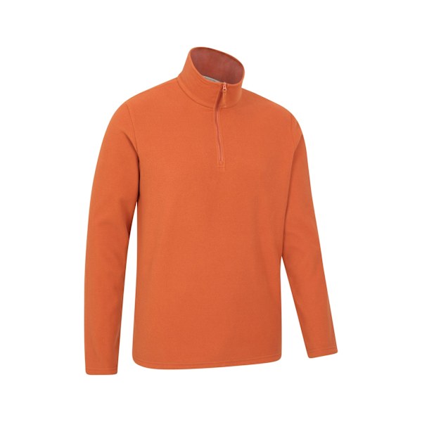 Mountain Warehouse Camber II Fleece Tröja med Halv Dragkedja Herr 3XL Bränd Burnt Orange 3XL