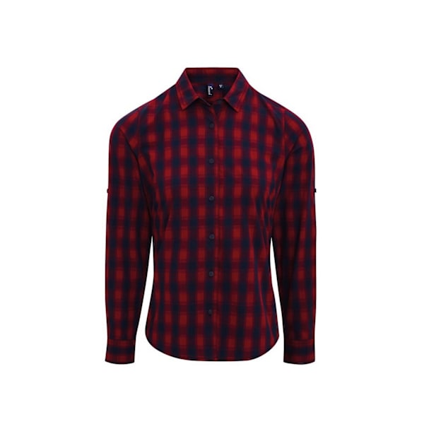 Premier Dam/Dam Mulligan Rutig Långärmad Skjorta XXL R Red/Navy XXL