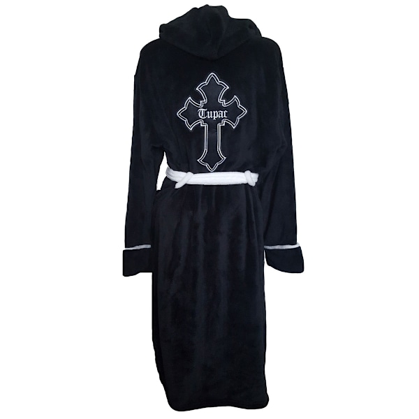 Tupac Shakur Unisex Vuxen Cross Dressing Gown M-L Svart Black M-L