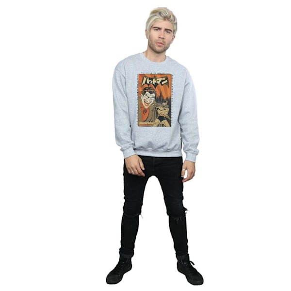 DC Comics Herr The Joker Cover Sweatshirt XL Sports Grey Sports Grey XL