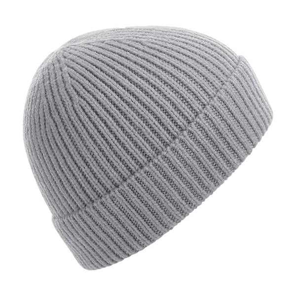 Beechfield Engineered Knit Ribbed Beanie One Size Light Grey Light Grey One Size
