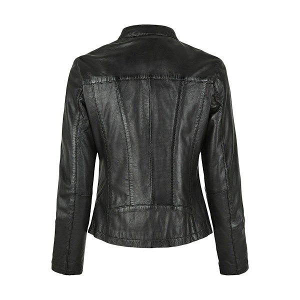 Eastern Counties Leather Kvinnojacka med Stående Krage 1 Black 14 UK
