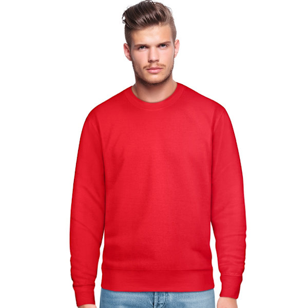 Casual Classics Herr Sweatshirt L Röd Red L