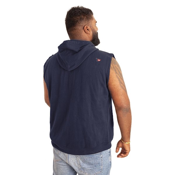 Duke Mens Blake D555 Kingsize Sleeveless Full Zip Hoodie 8XL Na Navy 8XL