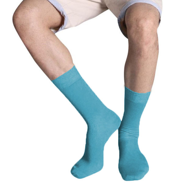 Kariban Cotton City Herr Casual Bomull Rika Sockor 7-9UK/39-42EU Tropical Blue 7-9UK/39-42EUR