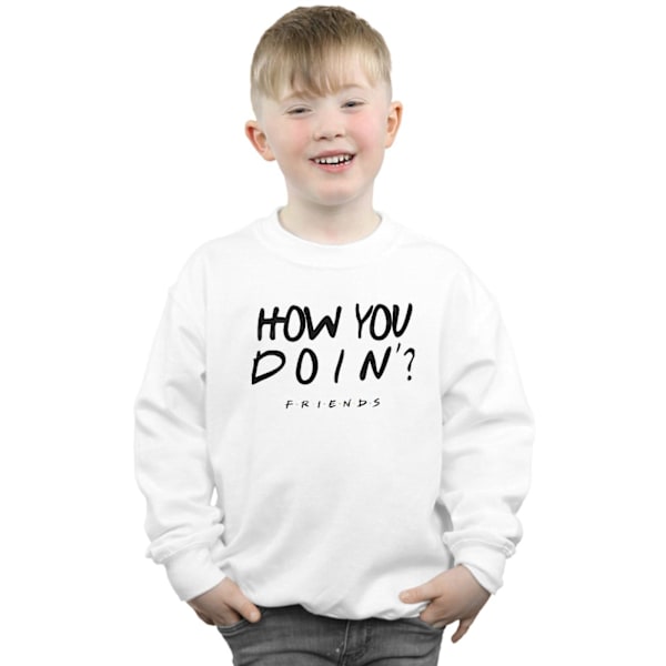 Friends Boys How You Doin? Sweatshirt 5-6 år Vit White 5-6 Years