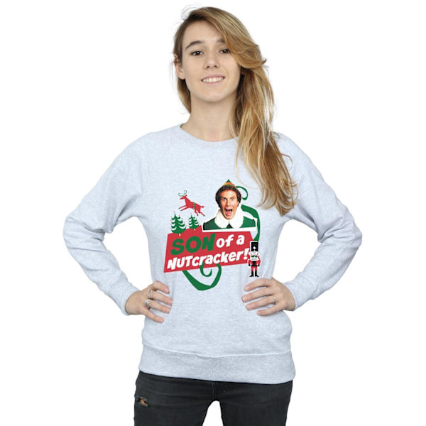 Elf Dam/Damer Son Of A Nutcracker Sweatshirt M Heather Grey Heather Grey M