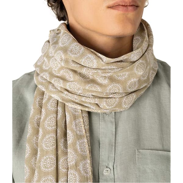 Spasso Medallion Bomullshalsduk En Storlek Sand Sand One Size