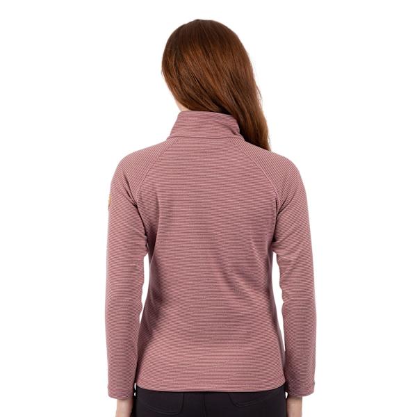 Trespass Dam/Kvinnor Olga Läder Fleece Topp XS Rose Blush Marl Rose Blush Marl XS