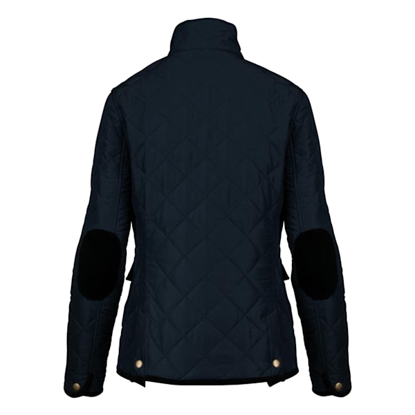 Kariban Dam/Dam Quiltad Jacka XS Marinblå/Svart Navy/Black XS