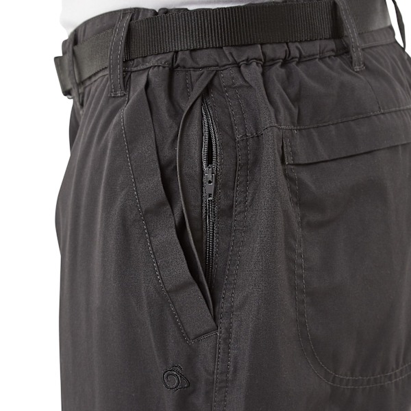 Craghoppers Mens Kiwi Convertible Trousers 38L Black Pepper Black Pepper 38L