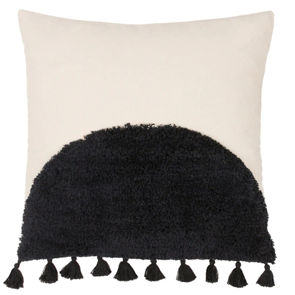 Furn Radiance Kuddfodral 45cm x 45cm Naturlig/Svart Natural/Black 45cm x 45cm