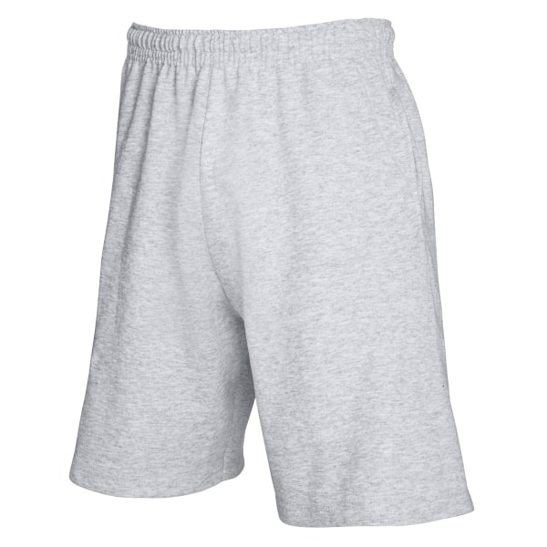 Fruit Of The Loom Herr Lätta Casual Fleece Shorts (240 GS Heather Grey XL