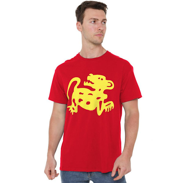 Legends of the Hidden Temple Herr Röd Jaguars T-Shirt 4XL Röd Red 4XL