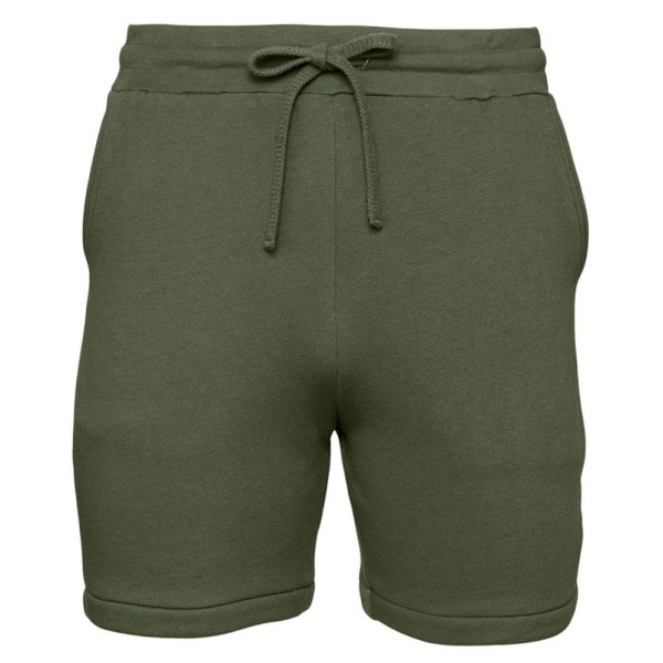 Bella + Canvas Sweat Shorts för män XXL Military Green Military Green XXL