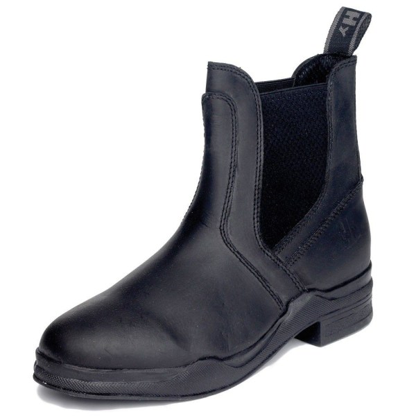 HyLAND Unisex vuxen läder Jodhpur Boots 3 UK Svart Black 3 UK