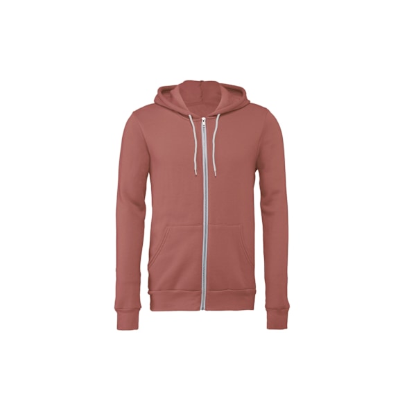 Bella + Canvas Unisex Vuxen Fleece Full Zip Hoodie XS Mauve Mauve XS