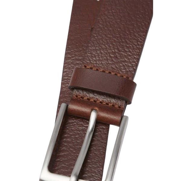 Jack And Jones Herr Läder Metallspänne Bälte 95cm Brun Sten Brown Stone 95cm