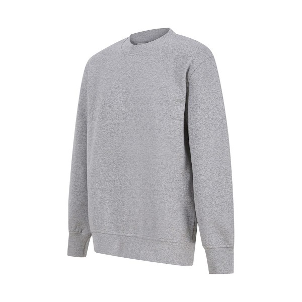 SF Minni Barn/Barn Curved Hem Sweatshirt 7-8 År Heather Heather Grey 7-8 Years
