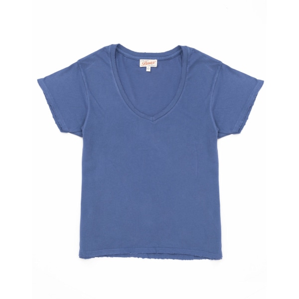 Junk Food Dam T-shirt för kvinnor/damer, basmodell, M, blå Blue M
