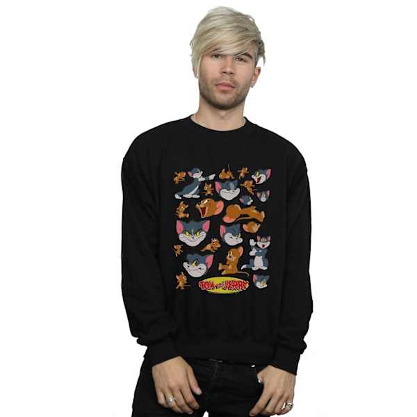 Tom And Jerry Herr Sweatshirt S Svart Black S