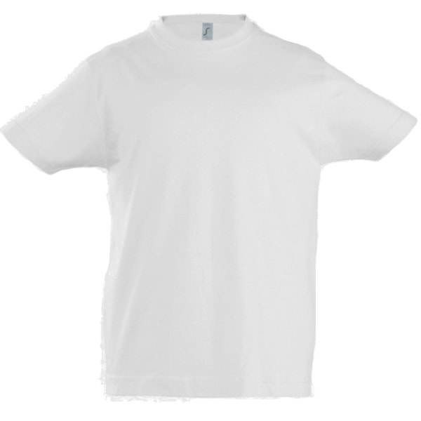 SOLS Kids Unisex Imperial Heavy Cotton kortärmad T-shirt 2 år White 2yrs