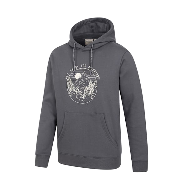 Mountain Warehouse Herr Get Ready For Adventure Hoodie XXS Charcoal Charcoal XXS